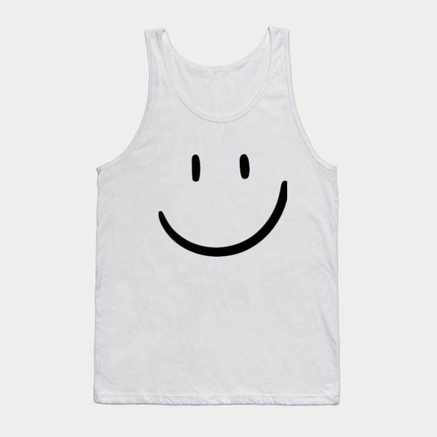 Smiley Face Tank Top by Nahlaborne